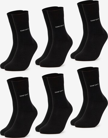 Chaussettes 'Komfort Gabi' Occulto en noir : devant