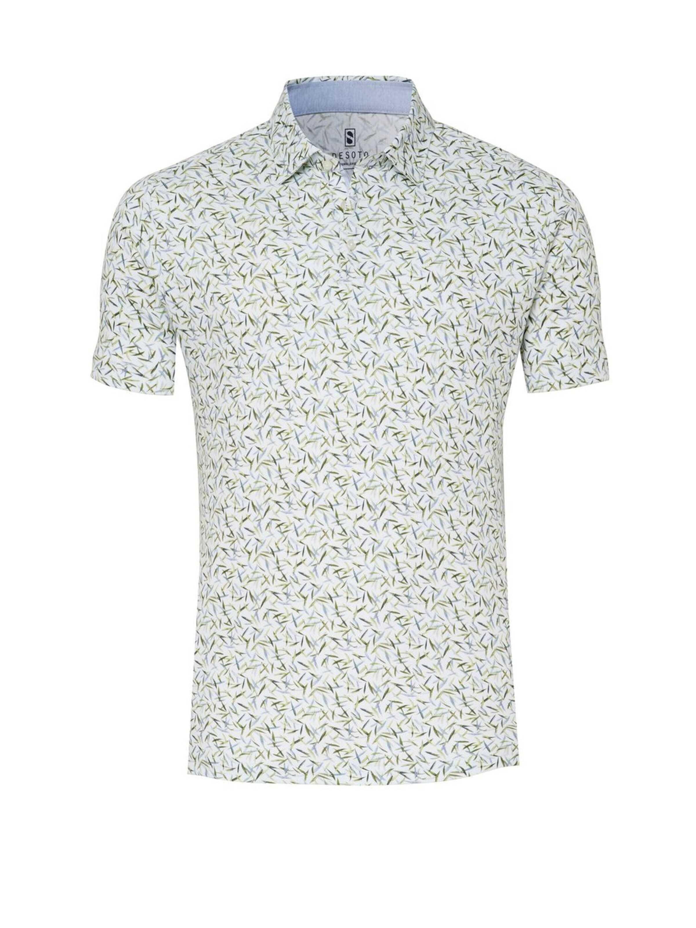 DESOTO Shirt in XXXL in blau / grün / weiß, Produktansicht