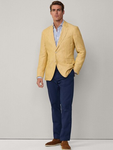 Coupe regular Veste de costume Hackett London en jaune