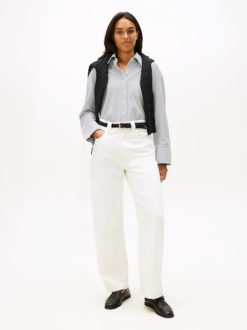 Chemisier TOMMY HILFIGER en blanc : derrière