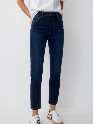 Pull&Bear Regular Jeans in Blue: front