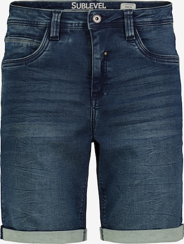 Sublevel Shorts in Blau: Vorderseite