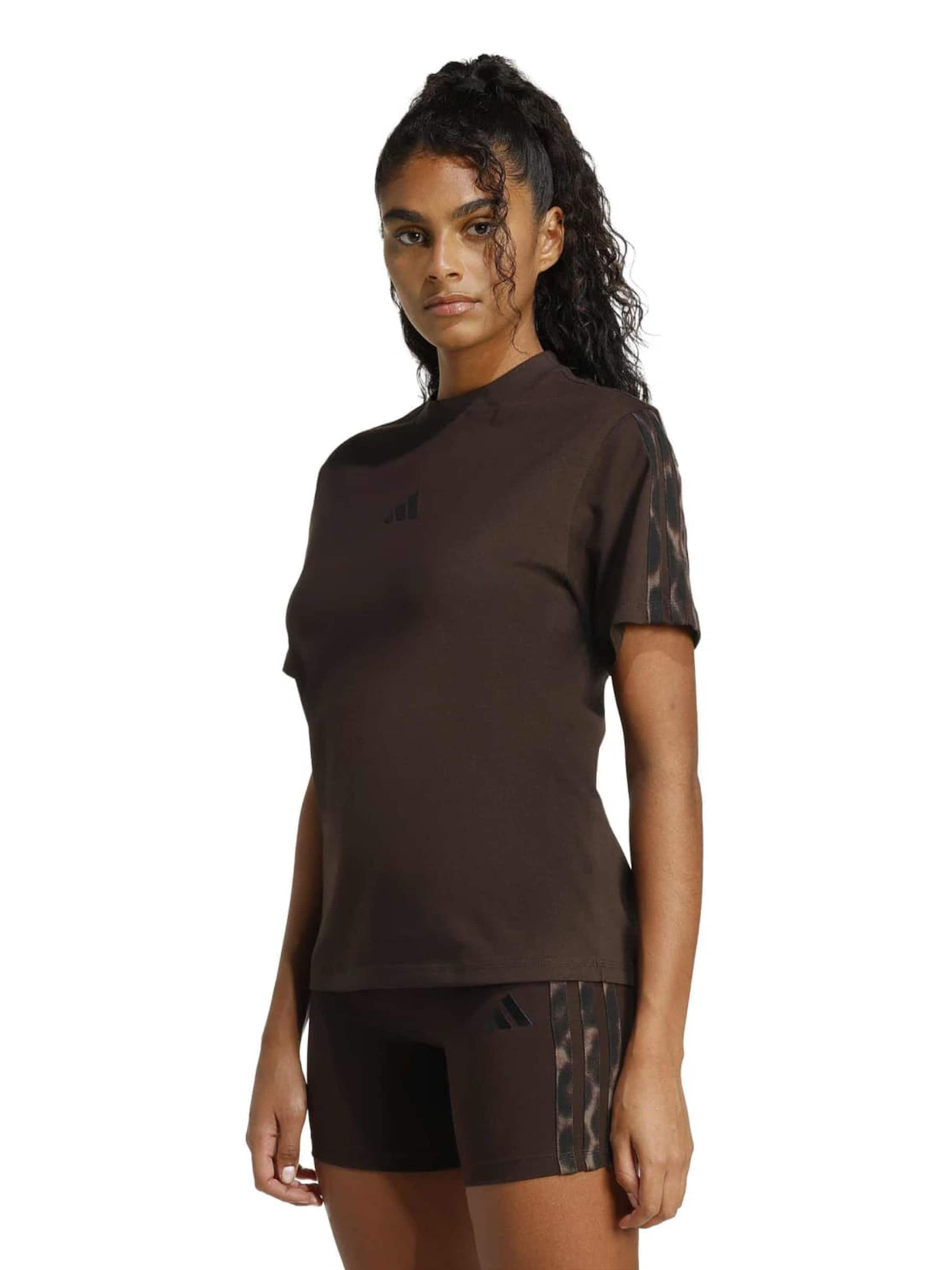 ADIDAS SPORTSWEAR Функциональная футболка 'Seasonal Essentials' в Коричневый: спереди