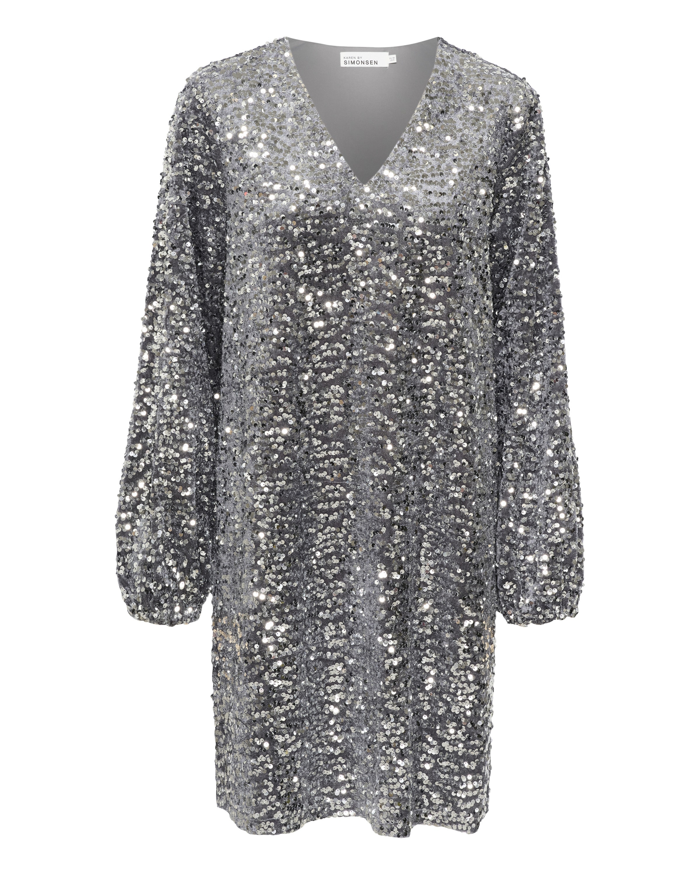 KAREN BY SIMONSEN Kleid in Silber: Vorderseite