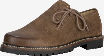 STOCKERPOINT Lace-Up Shoes 'Tailor' in Brown: front