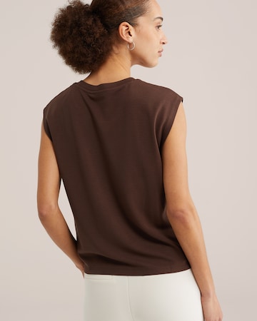 WE Fashion - Top en marrón