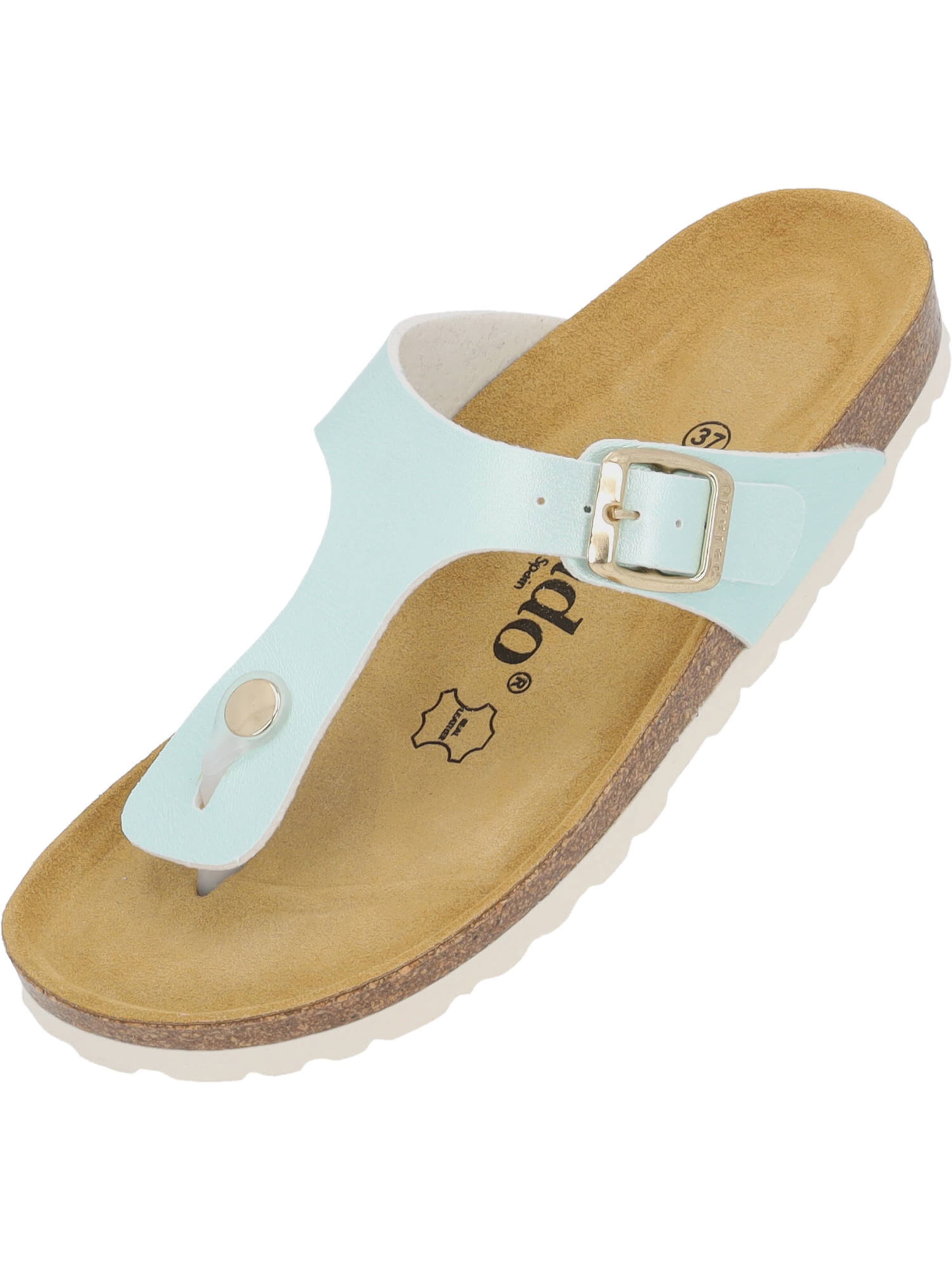Palado T-bar sandals 'Kos' in Blue: front