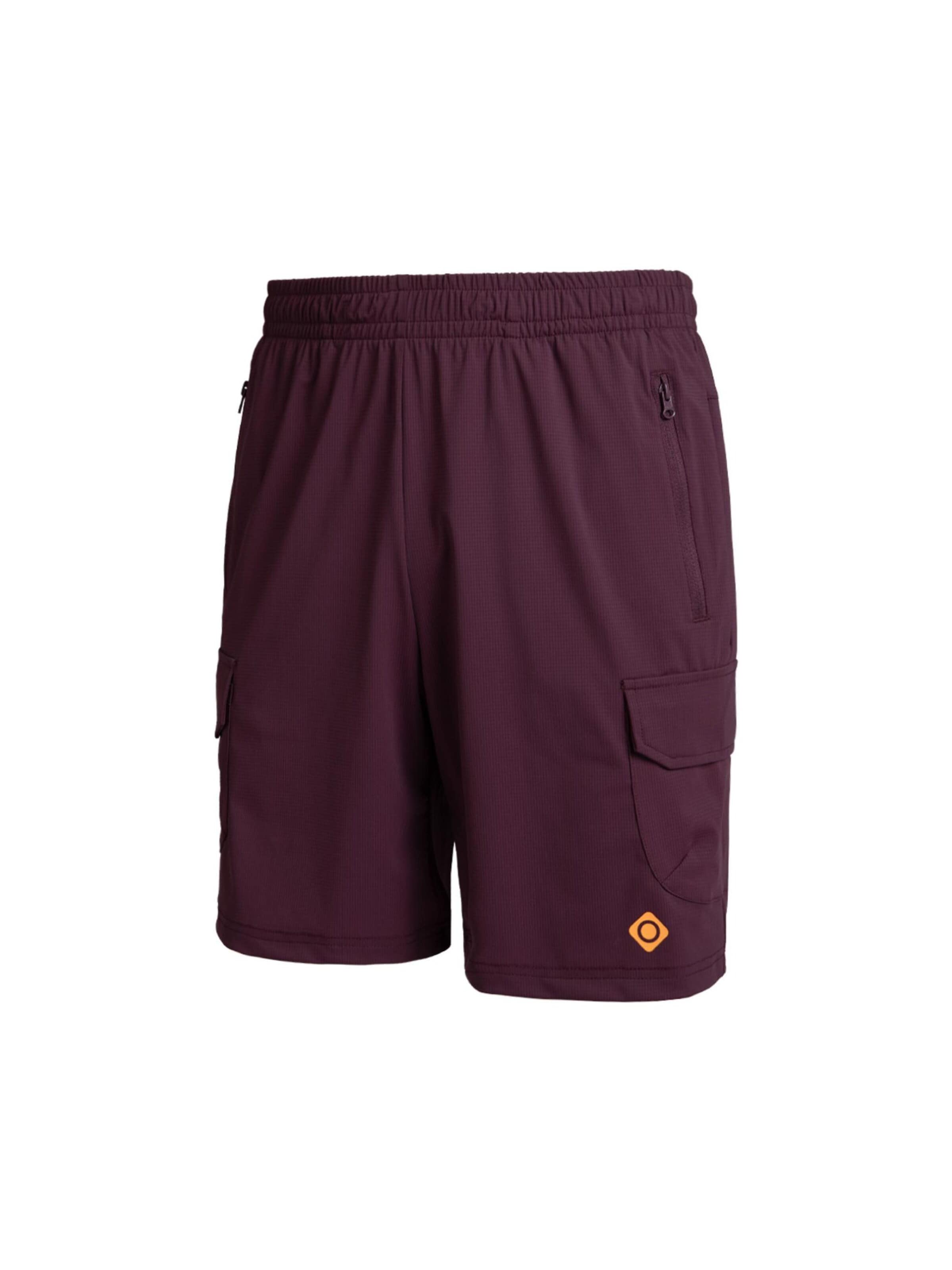 Regular Pantalon 'PANTALÓN CORTO MONTAÑA HOMBRE DERBY M' Izas en rouge : devant