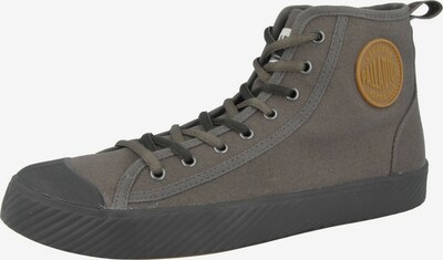Palladium Baskets hautes en gris, Vue avec produit