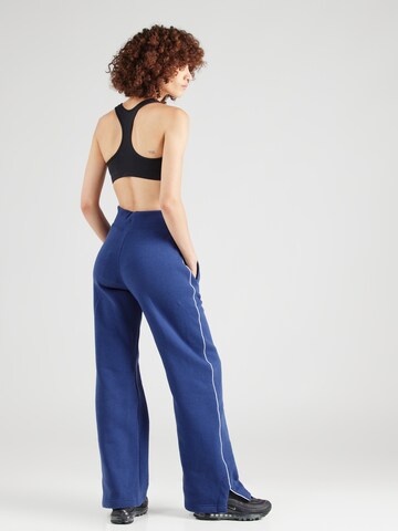 Nike Sportswear Wide leg Trousers 'PHNX FLC' in Blue