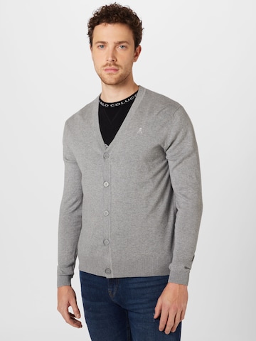 Scalpers Knit cardigan in Grey: front