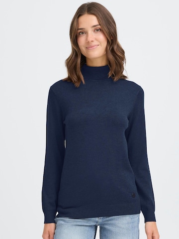 Oxmo Trui ' OXAIDA ROLLNECK ' in Blauw