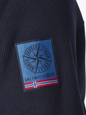 Jan Vanderstorm Sweatjacke 'Aspian' in Blau