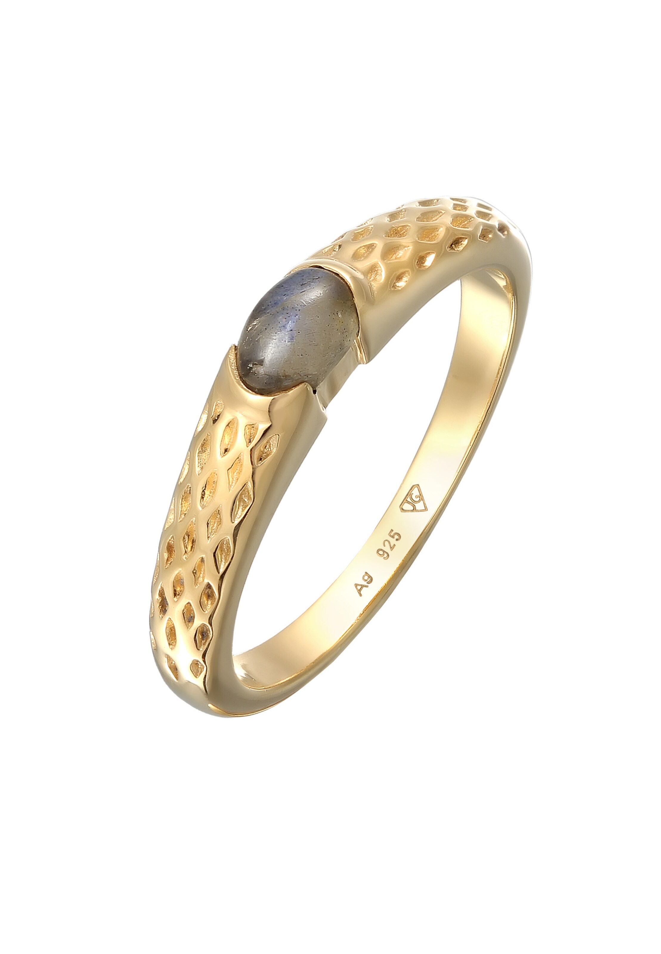 KUZZOI Ring 'Vintage' in Gold: front