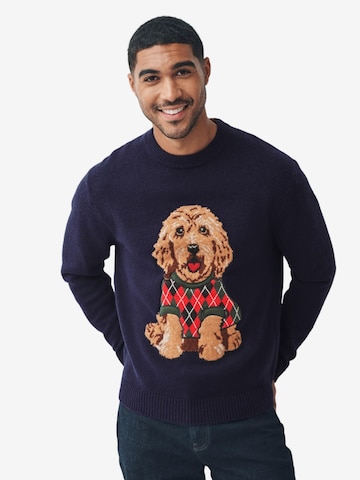 mėlyna Next Megztinis: priekis