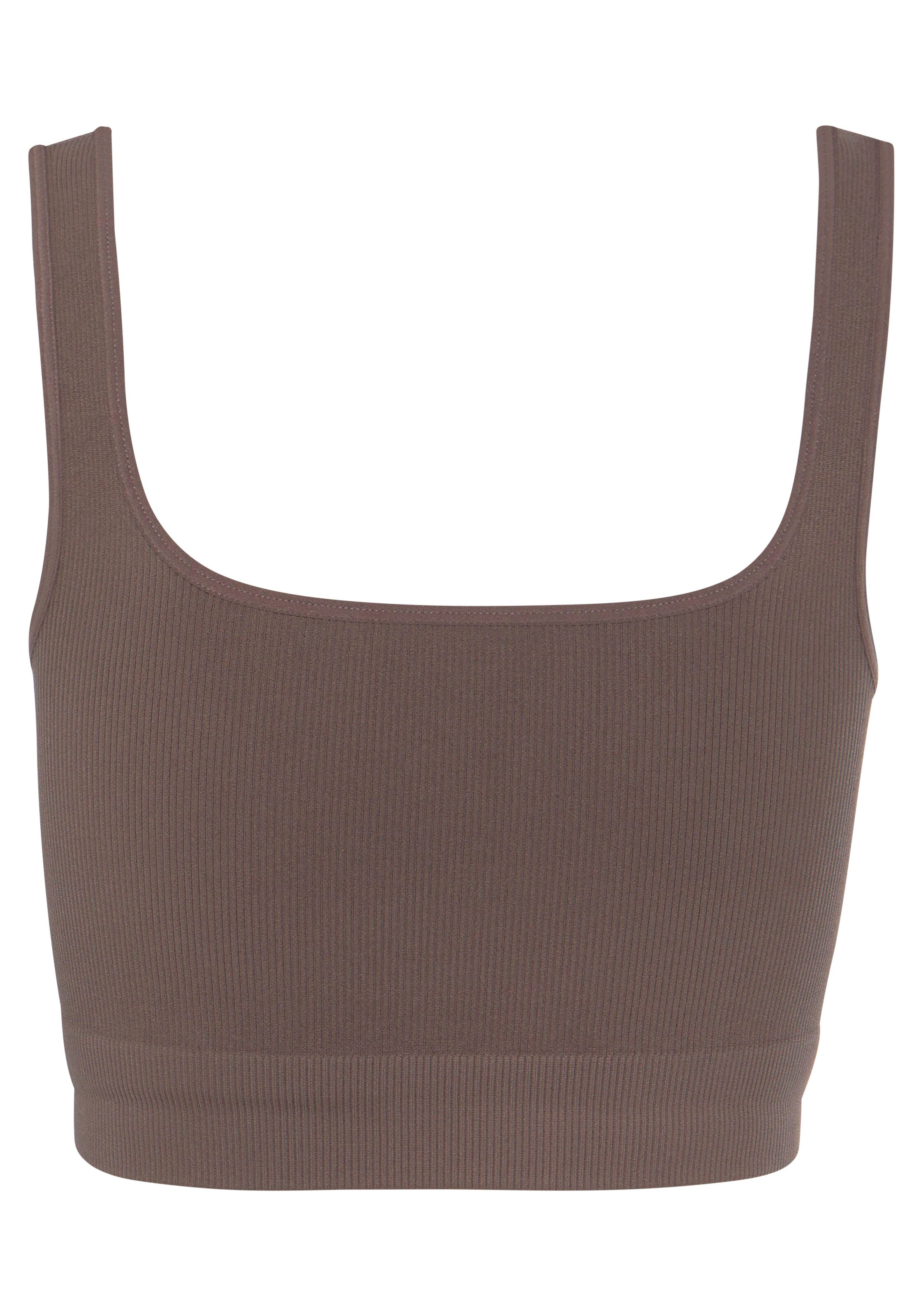 LASCANA Топ в Коричневый