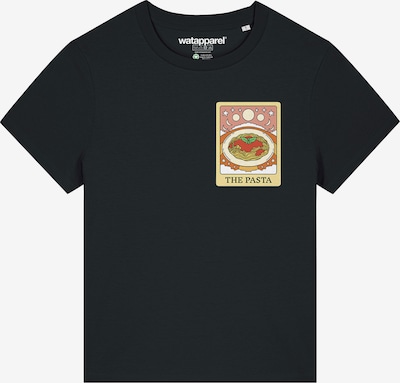 Watapparel T-Shirt 'Tarot The Pasta' (GOST) in XXL in hellgelb / altrosa / schwarz / wollweiß, Produktansicht