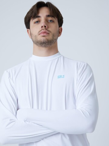 SPORTKIND Funktionsshirt 'Langarmshirt High-Neck'‌‌‌‌‌‌‌‌‌ in Weiß