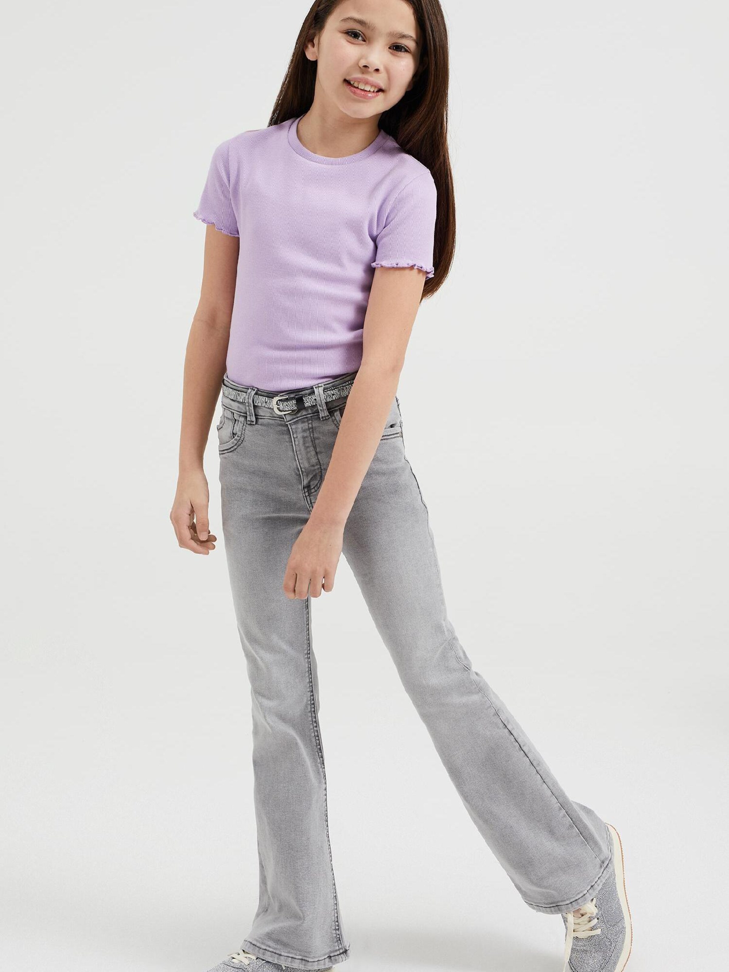 Kinder Teens (Gr. 140-176) WE Fashion Jeans in Hellgrau - PL97447 Kinder Teens (Gr. 140-176) WE Fashion Jeans in Hellgrau - PL97447