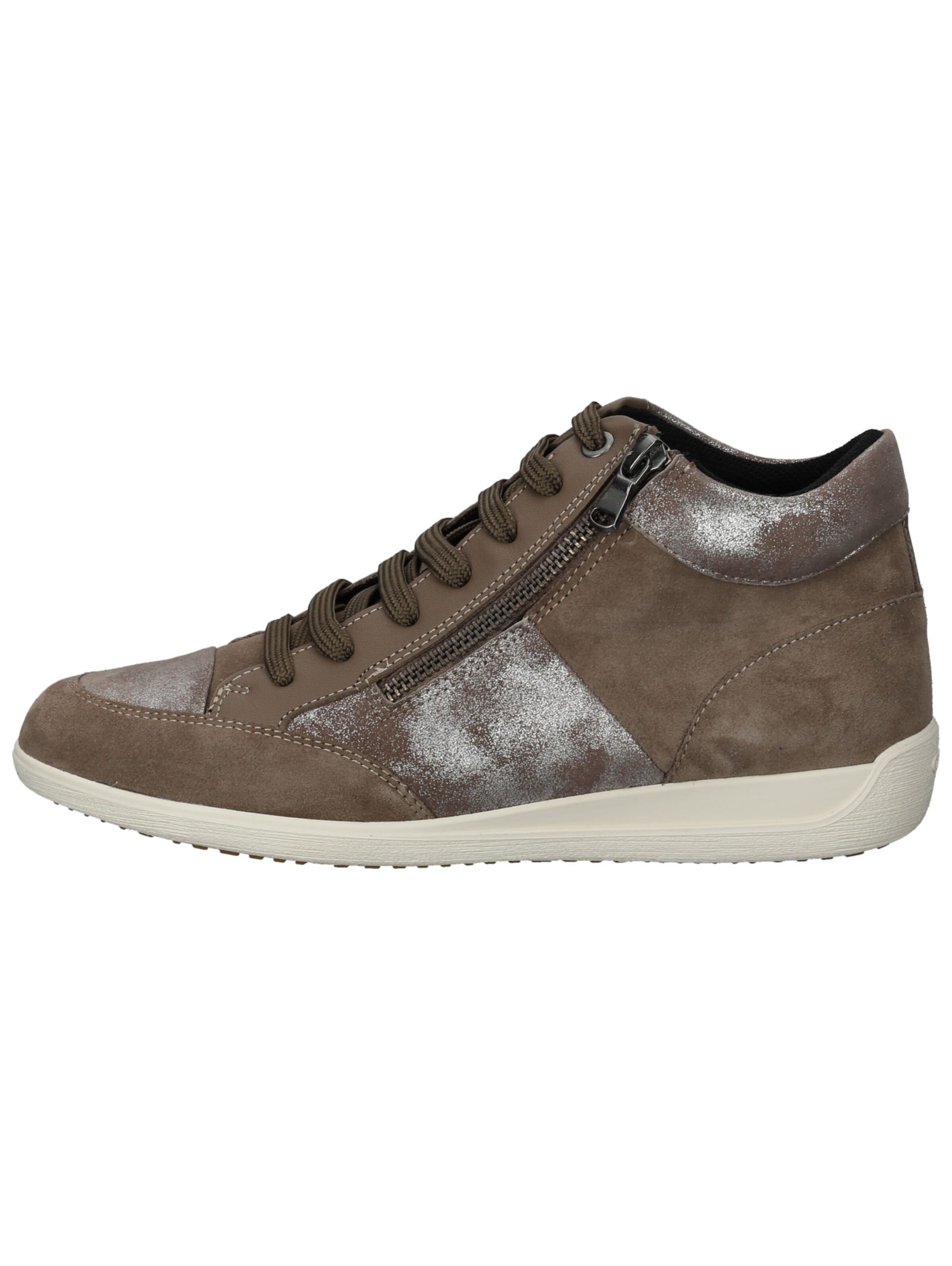GEOX Sneakers hoog in Bruin