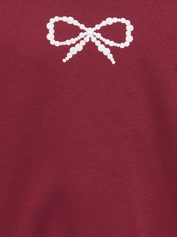 Only Mini - Sudadera 'KMGKATE' en rojo