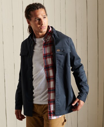 Superdry Regular Fit Hemd 'Miller' in Blau