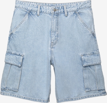 Jeans cargo Pull&Bear en bleu : devant