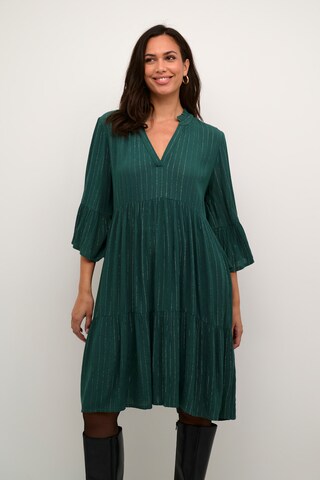 Robe-chemise 'Liv' Kaffe en vert : devant