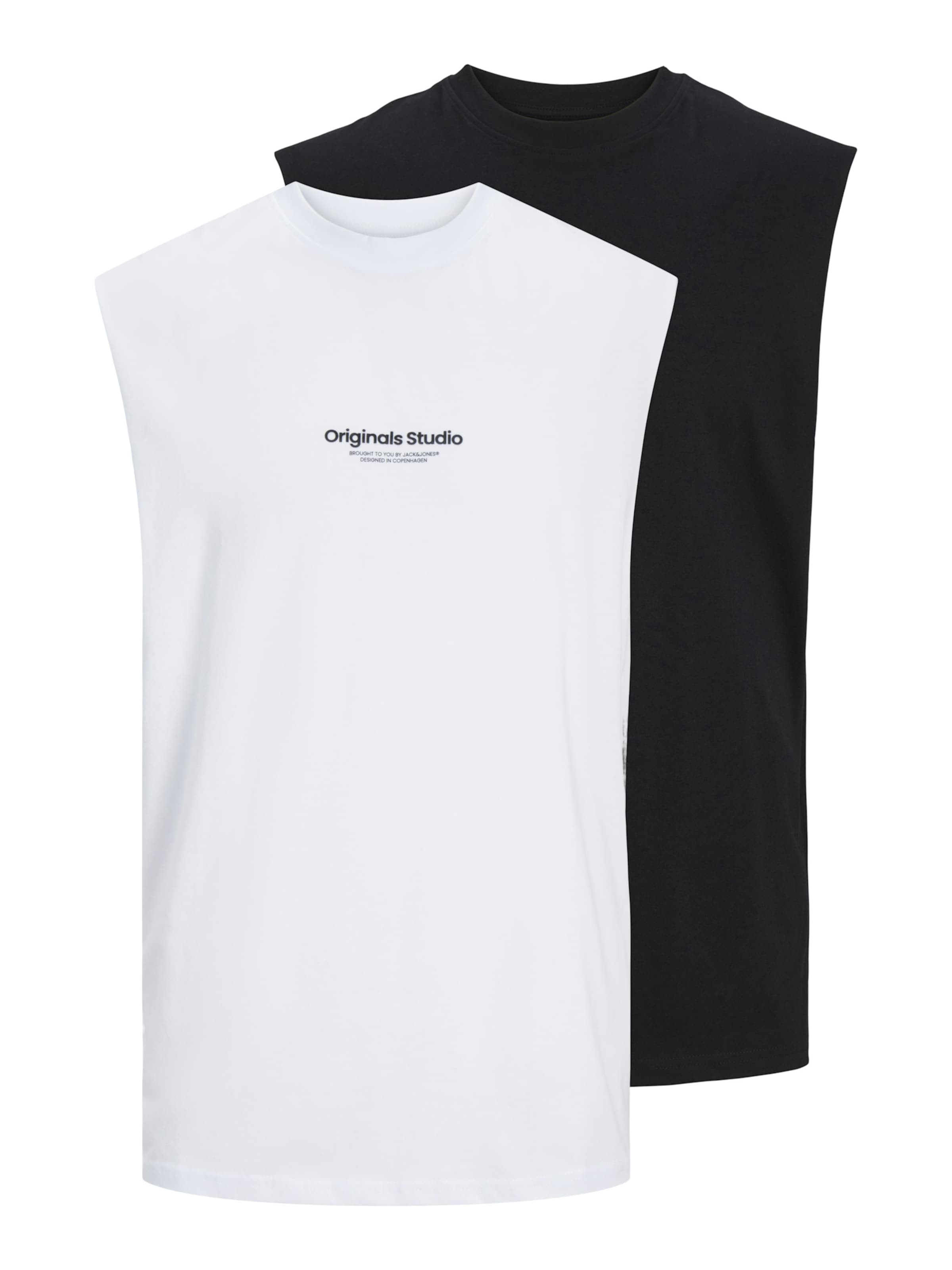 JACK & JONES Tank-Top 'VESTER' in Schwarz: Vorderseite
