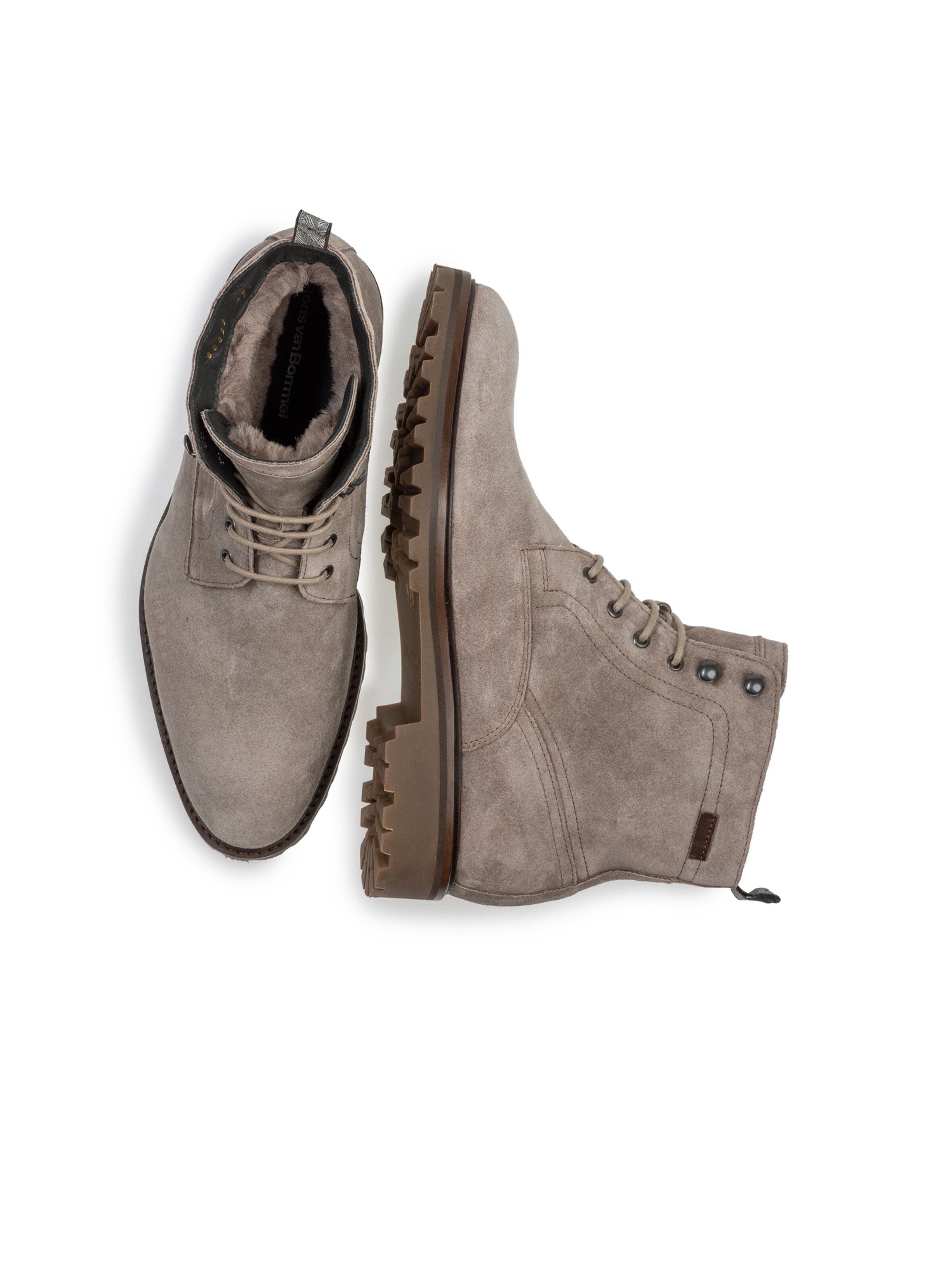 Floris van Bommel Veterboots 'Sturdi 07' in Bruin