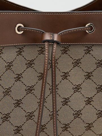 MANGO Torba za čez ramo | rjava barva