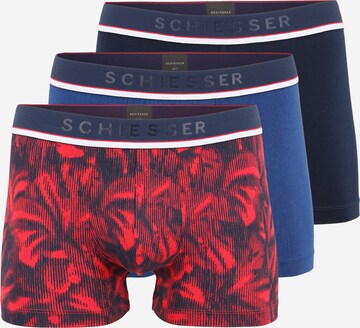 Boxers SCHIESSER en bleu : devant