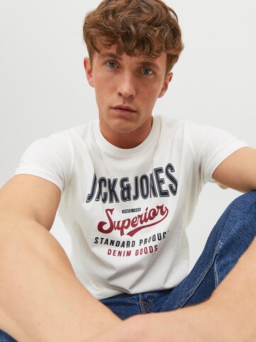 JACK & JONES قميص بلون أبيض