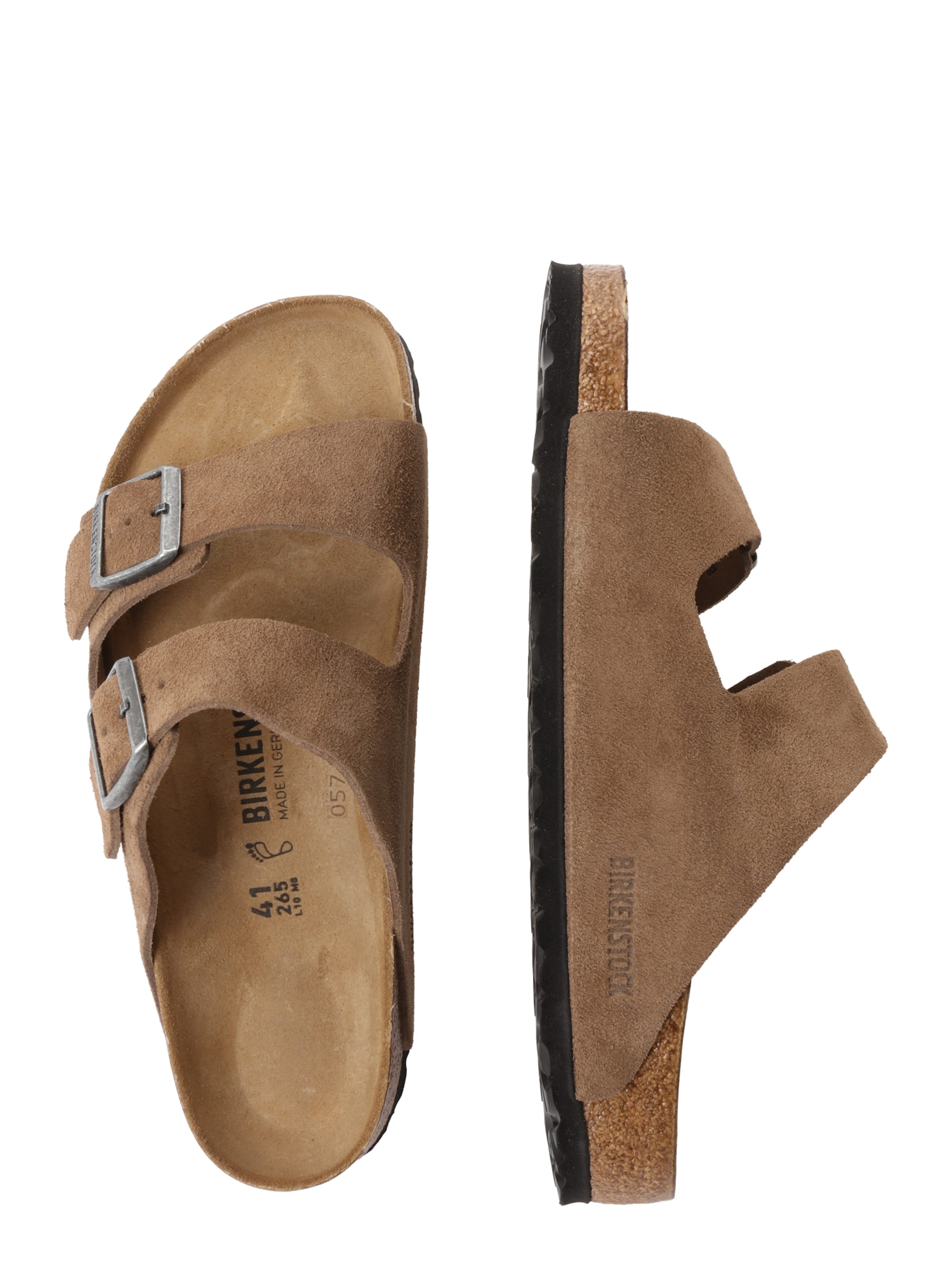 BIRKENSTOCK Nizki natikači 'Arizona' | rjava barva