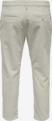 Regular Pantalon chino Only & Sons en gris