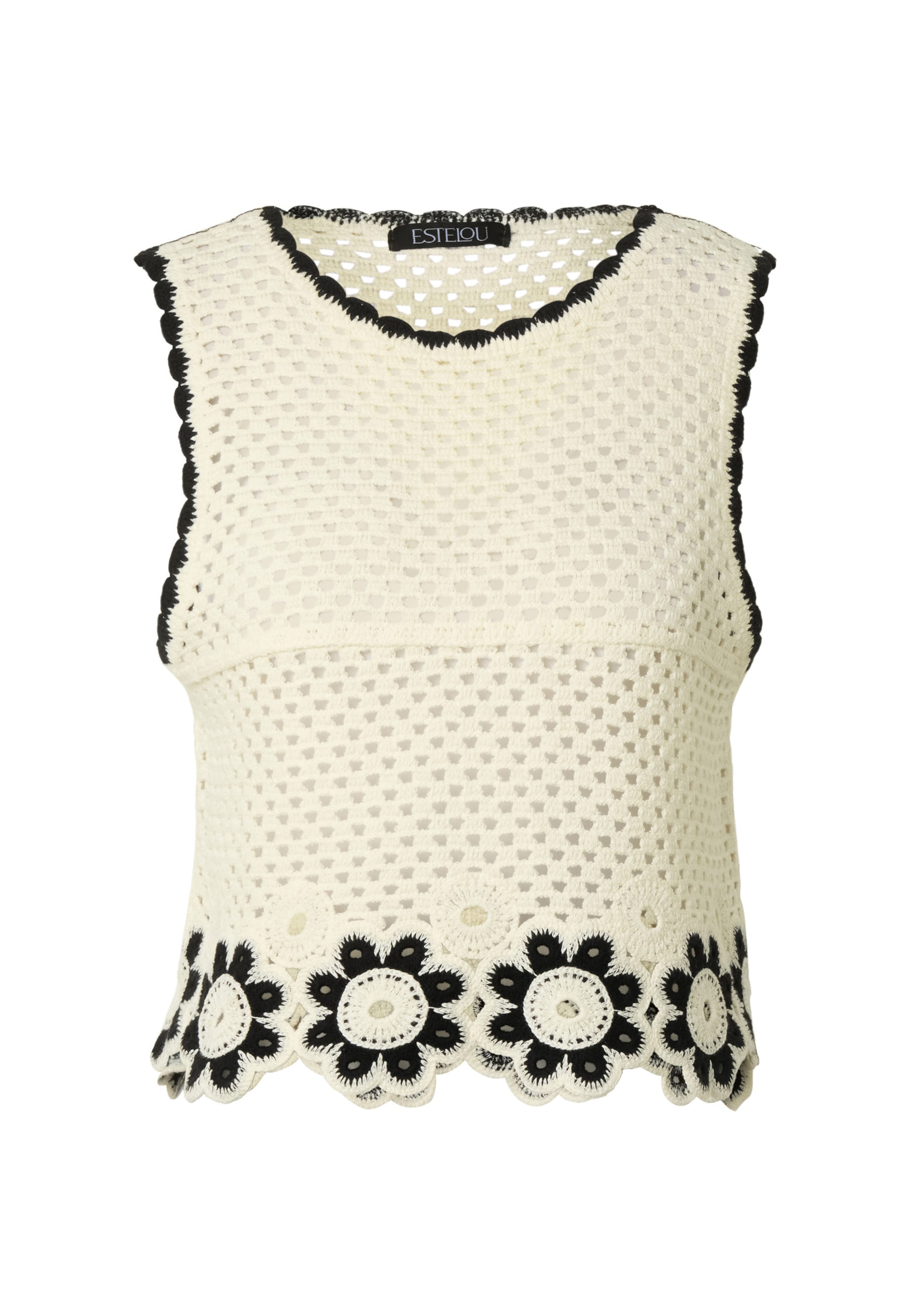 Estelou Sticktop in Beige: Vorderseite