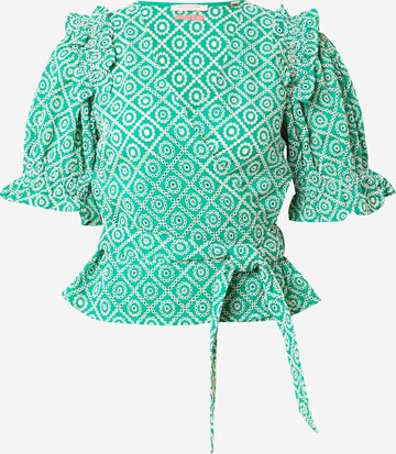 SCOTCH & SODA Blouse in Groen: voorkant