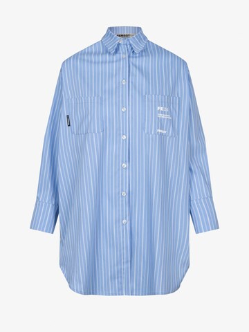 FEMSSY Tunic 'TUNIC STRIPE DRESS BLUE' in Blue: front