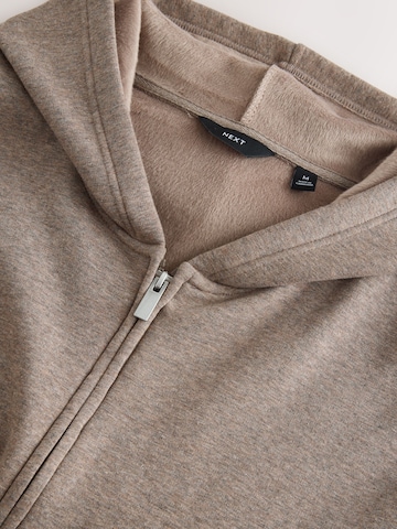 Next Zip-Up Hoodie in Brown