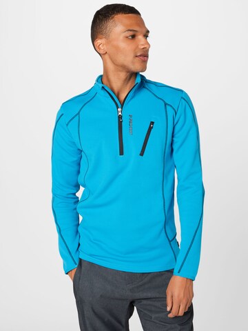 PROTEST Regular fit Athletic Sweatshirt 'Humans' in Blue: front