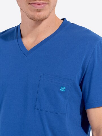 HOM Pajama short ' Beautifly ' in Blue