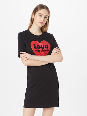 Love Moschino Sukienka w kolorze czarny: przód