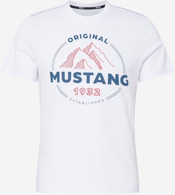 MUSTANG T-Shirt 'Alex' in Weiß: front