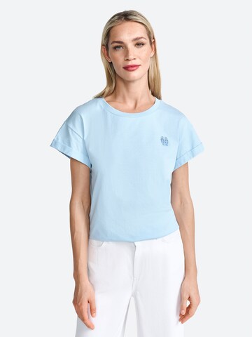 Tricou de la Rich & Royal pe albastru: față