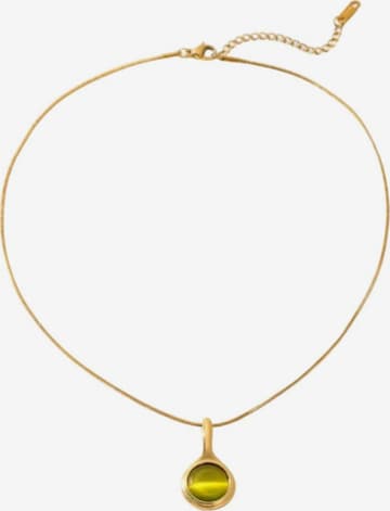 Cala Rose Ketting 'ORBIT' in Groen: voorkant