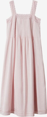 MANGO Letné šaty 'NUBE' - ružová: predná strana