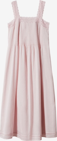 MANGO Letní šaty 'NUBE' – pink: přední strana