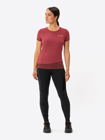 VAUDE Performance shirt 'Sveit' in Red