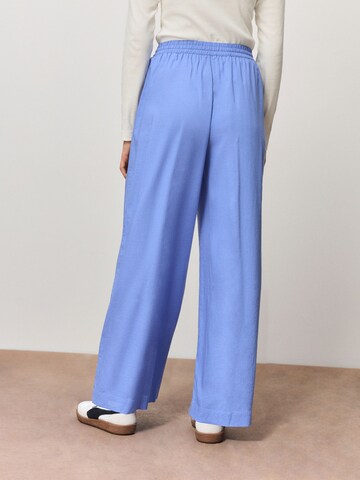 Next Wide Leg Hose in Blau