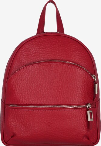 VOi Backpack in Red: front